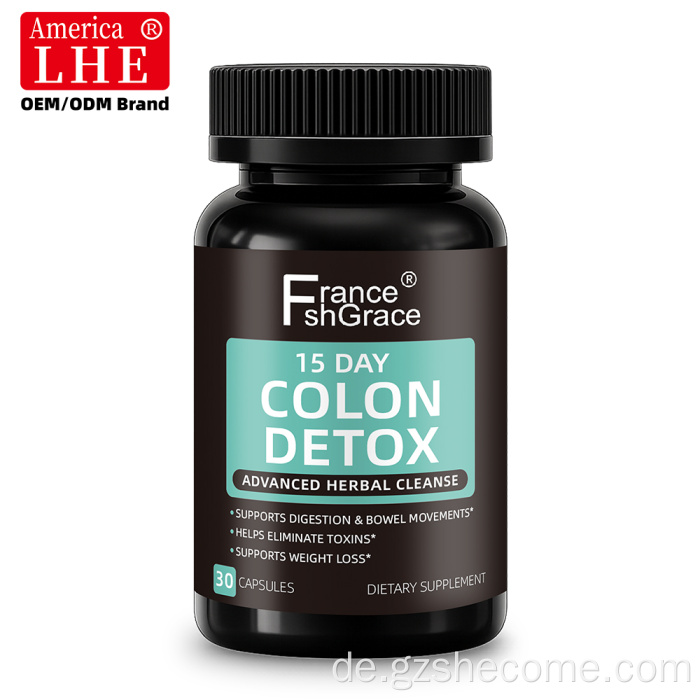 Shecome Colon Detox Ergänzungsmittel zur Linderung von Verstopfung im Darm